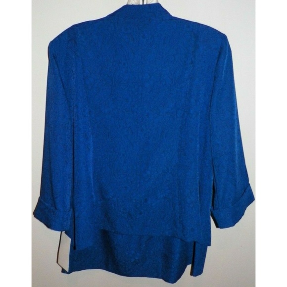 Women's 12P Jacket 10P Skirt Suit Blue CB Collecti - Picture 4 of 8